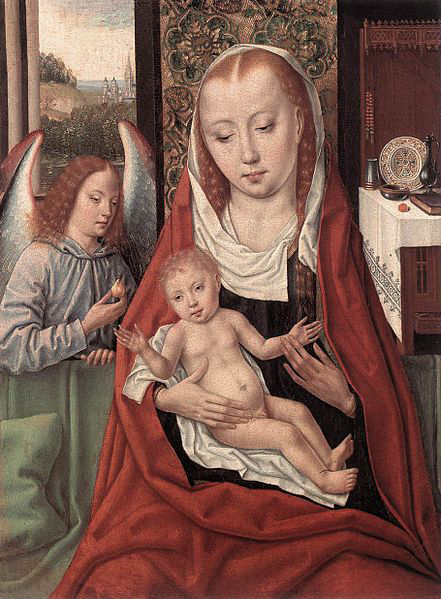 Virgin and Child with an Angel